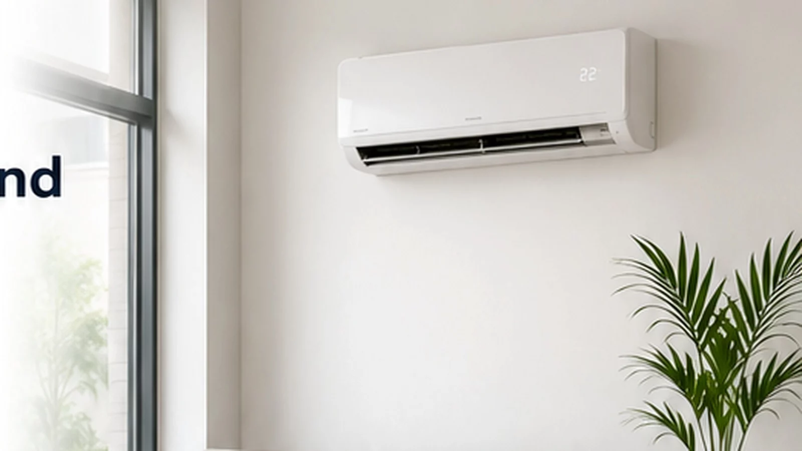 ofenkrauss-split-klimaanlage-wohnzimmer Dezentes Wandgerät einer Split-Klimaanlage in einem modernen Wohnraum